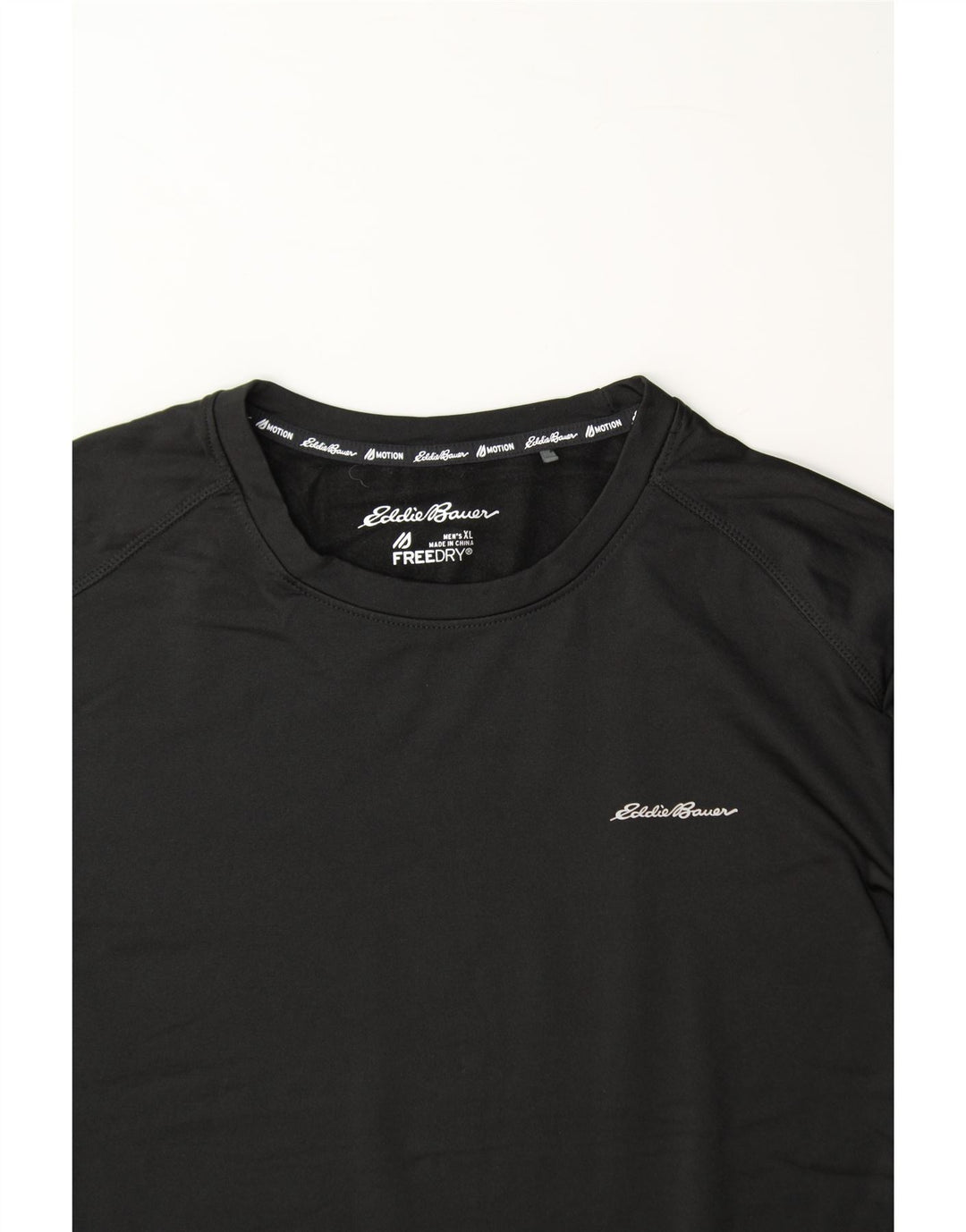 EDDIE BAUER Mens Top Long Sleeve XL Black Polyester Vintage Eddie Bauer and Second-Hand Eddie Bauer from Messina Hembry 