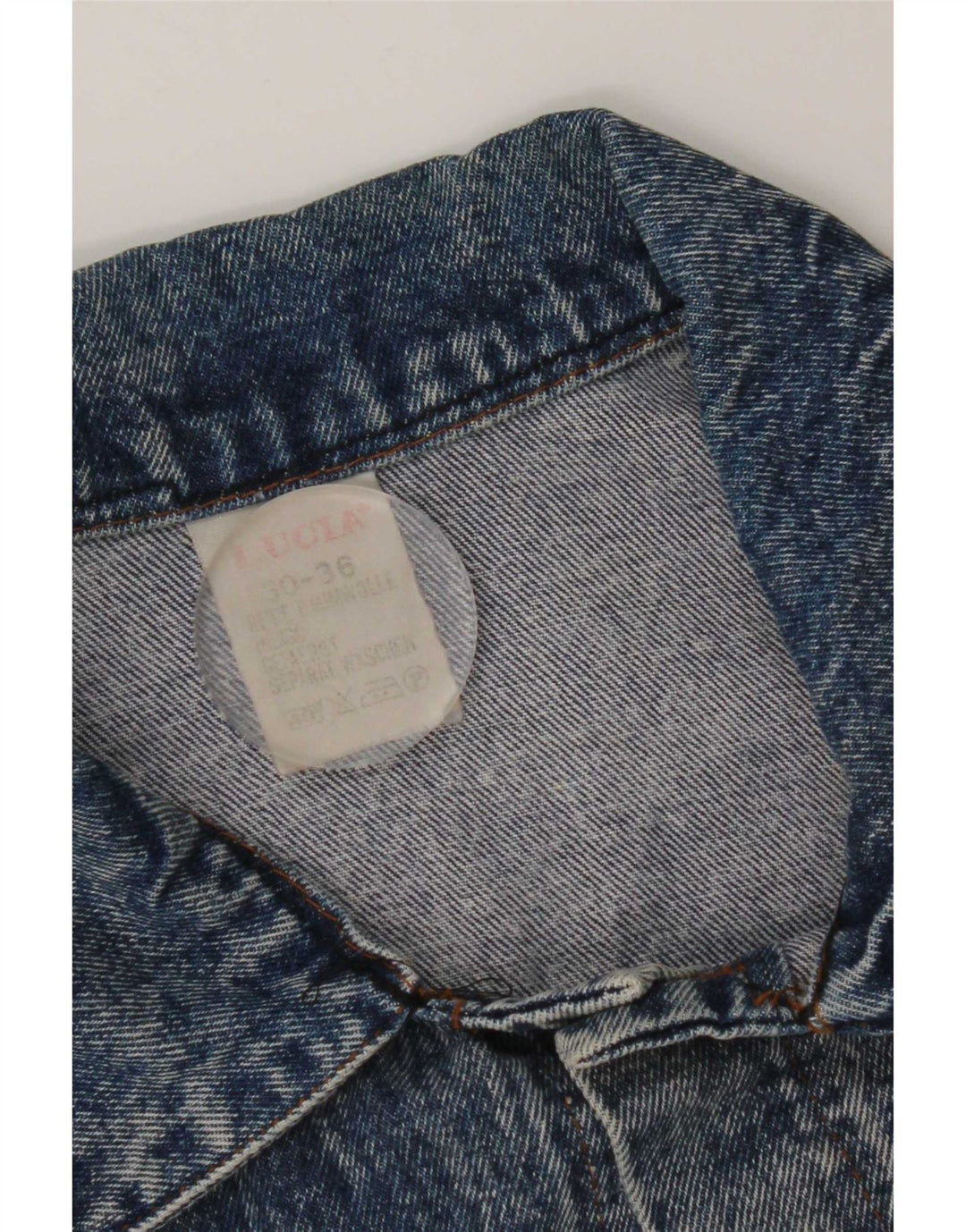 Męska kurtka dżinsowa Lucia Graphic UK 36 Small Blue Cotton