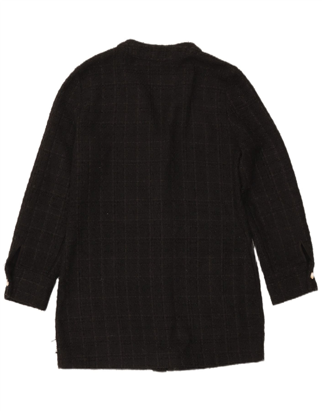 Damski sweter o przedłużonym fasonie Zara UK 14, średni czarny