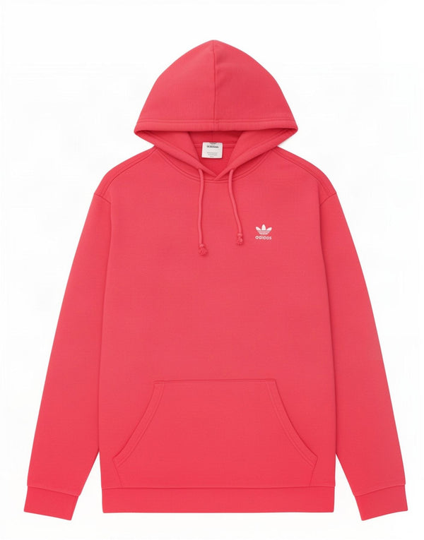 Adidas Męska bluza z kapturem, średnia różowa bawełna