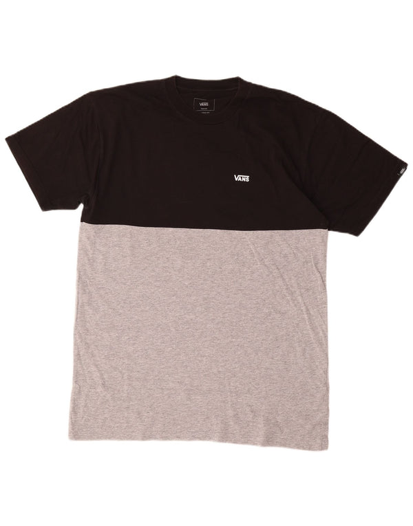 Męska koszulka t-shirt Vans o klasycznym kroju, w kolorze średniej czerni