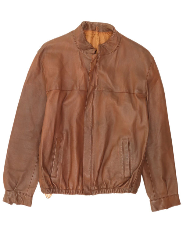 Męska kurtka bomberka Vintage IT 54 2XL brązowa