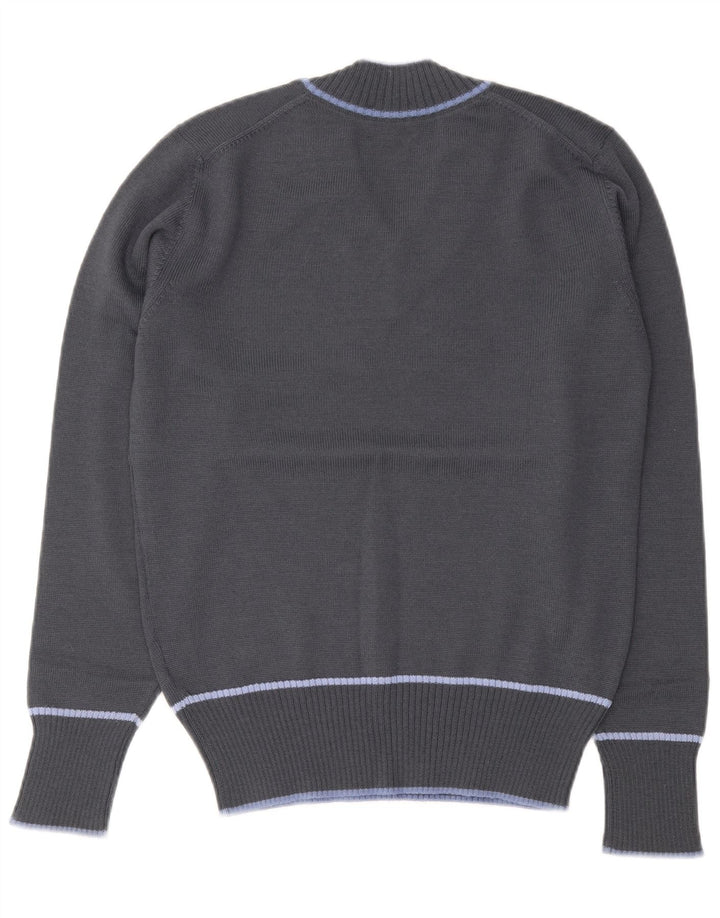 Bleyle Damski sweter z dekoltem w kształcie litery V IT 50 XL Szara wełna