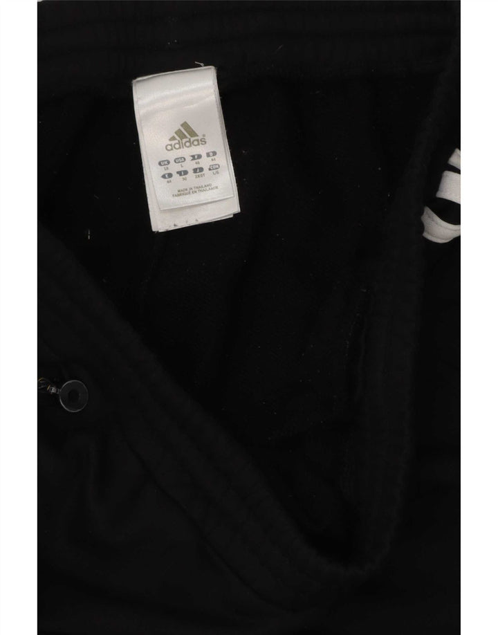 Damskie spodnie dresowe Adidas UK 18 XL, czarne, poliestrowe