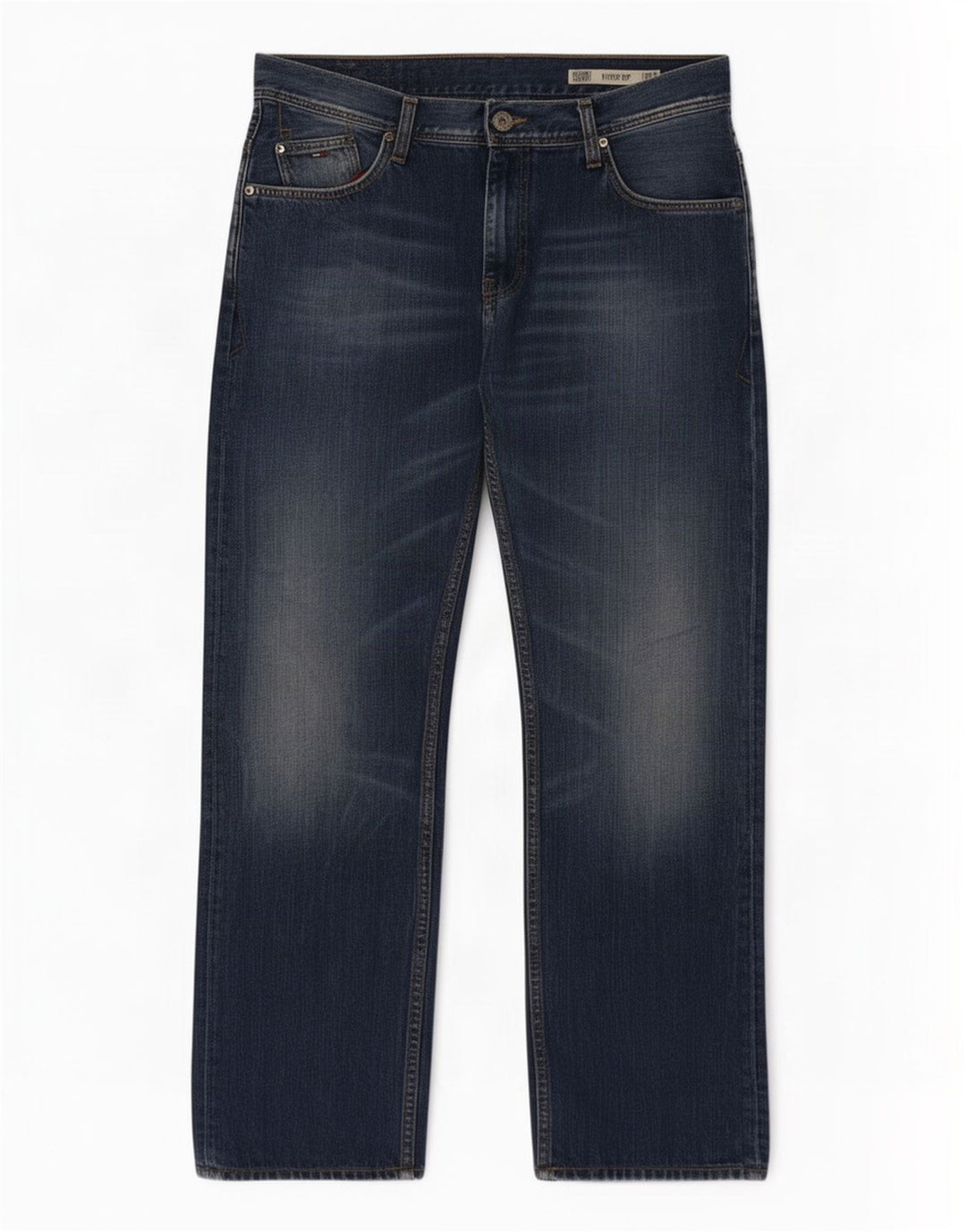 Męskie dżinsy Tommy Hilfiger Ryder Zip Regular Straight W36 L32 Niebieskie