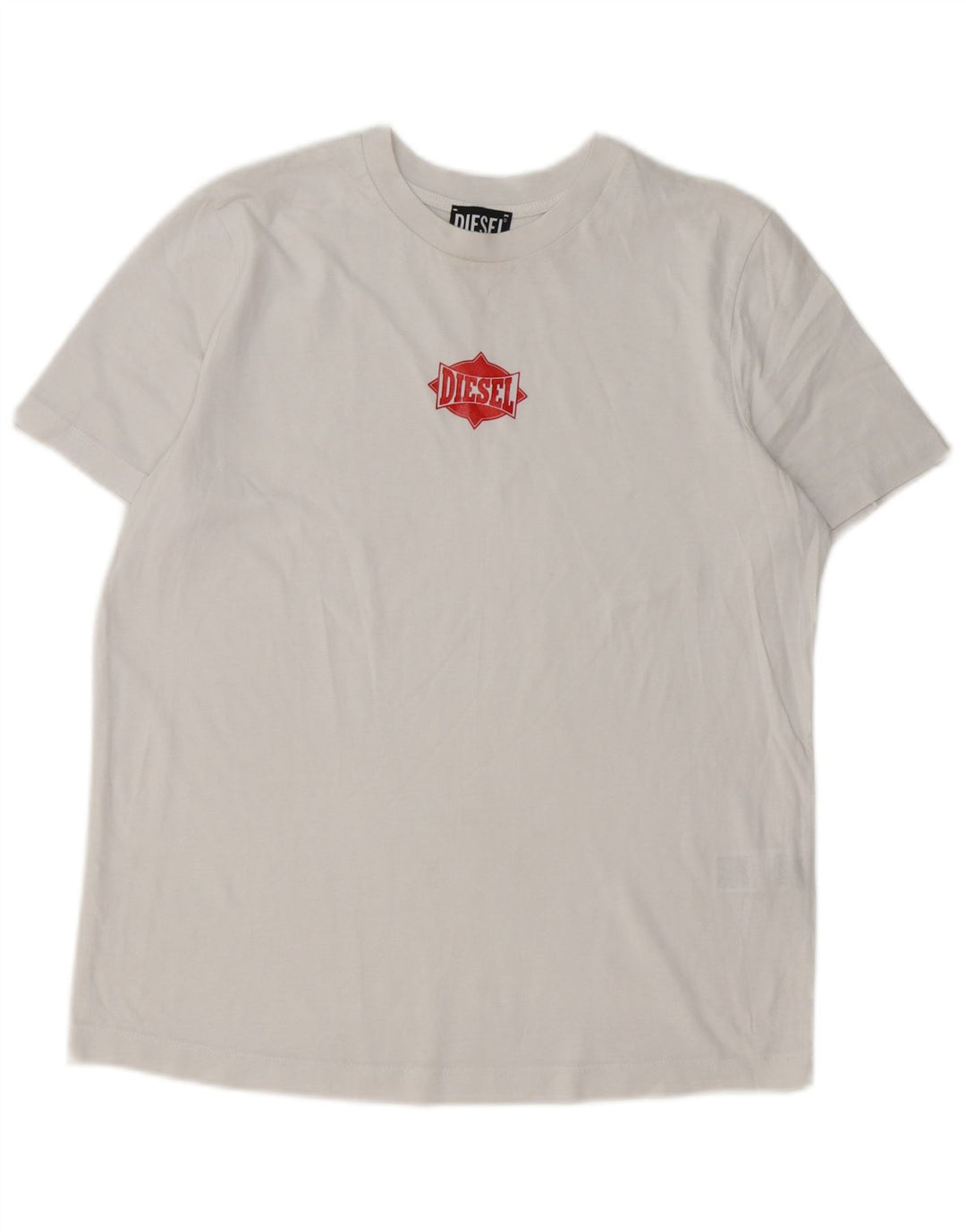 Chłopięcy T-shirt z grafiką Diesel, rozmiar 13-14 lat, duży, biały