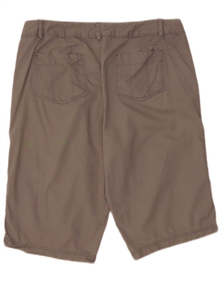 Damskie spodenki Chino Eddie Bauer US 12 Large W34 Szara bawełna