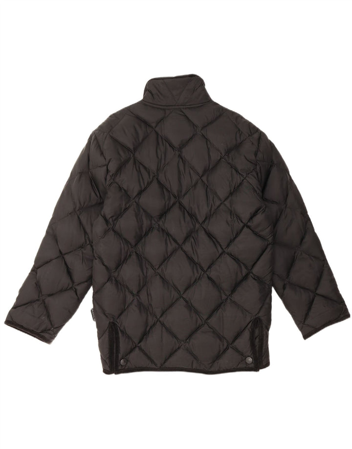 Męska wyściełana pikowana kurtka Asics UK 36, mała, czarna, z poliamidu