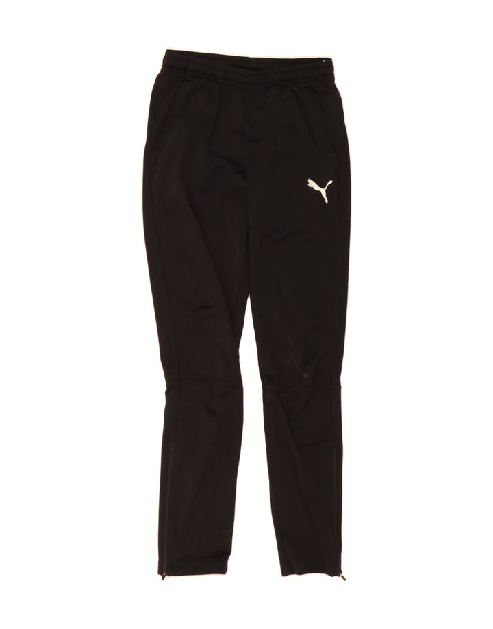 PUMA Mens Tracksuit Trousers Small  Black Polyester Vintage Puma and Second-Hand Puma from Messina Hembry 