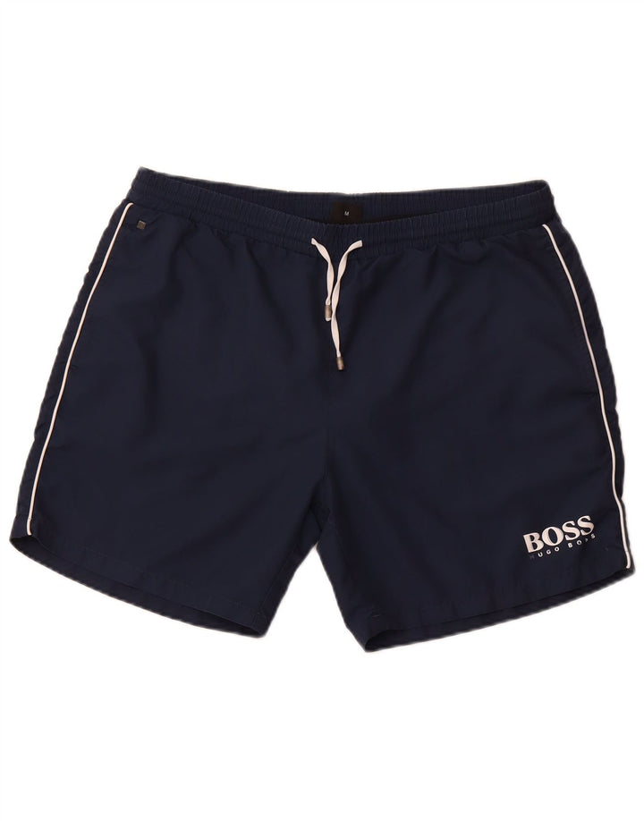 Męskie stroje kąpielowe HUGO BOSS, średni granat