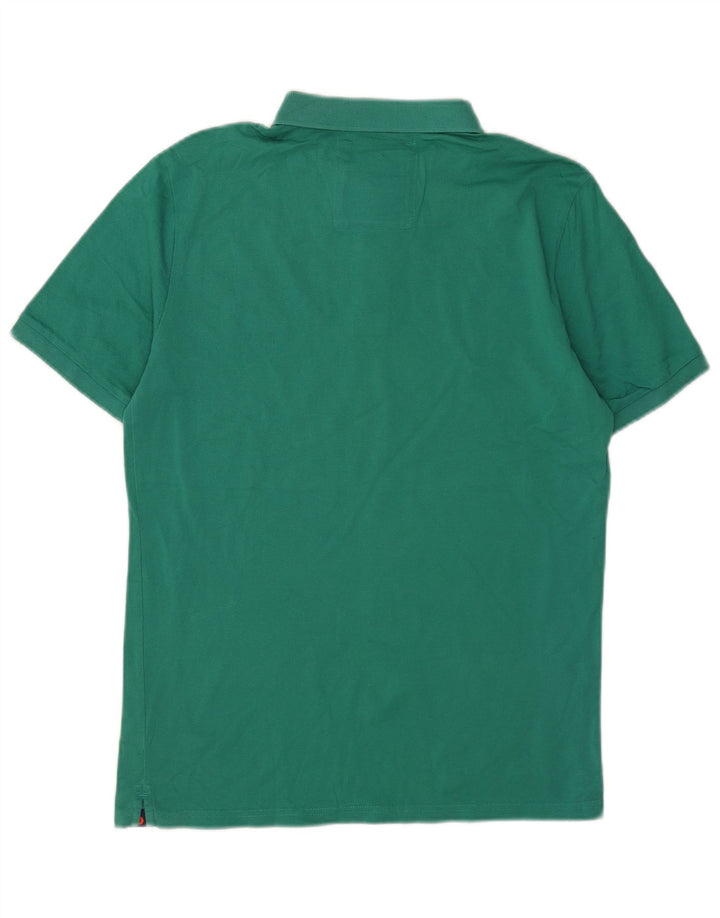 Męska koszulka polo Superdry, duża, zielona, bawełniana