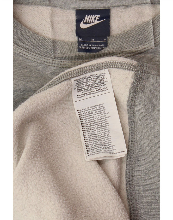Męska bluza dresowa NIKE, średnioszara, bawełniana