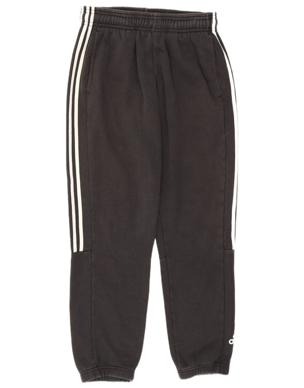 Adidas Męskie spodnie dresowe z grafiką, duże, czarne, bawełniane