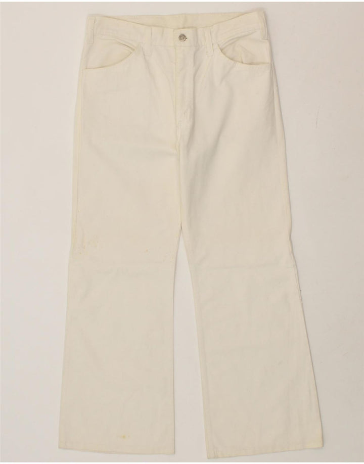 LEVI'S Womens Bootcut Jeans W32 L28  Off White Vintage Levi's and Second-Hand Levi's from Messina Hembry 