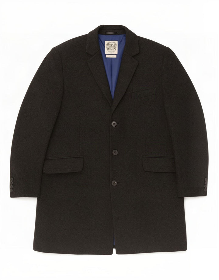 Marks & Spencer Płaszcz męski UK 44 2XL Czarny poliester