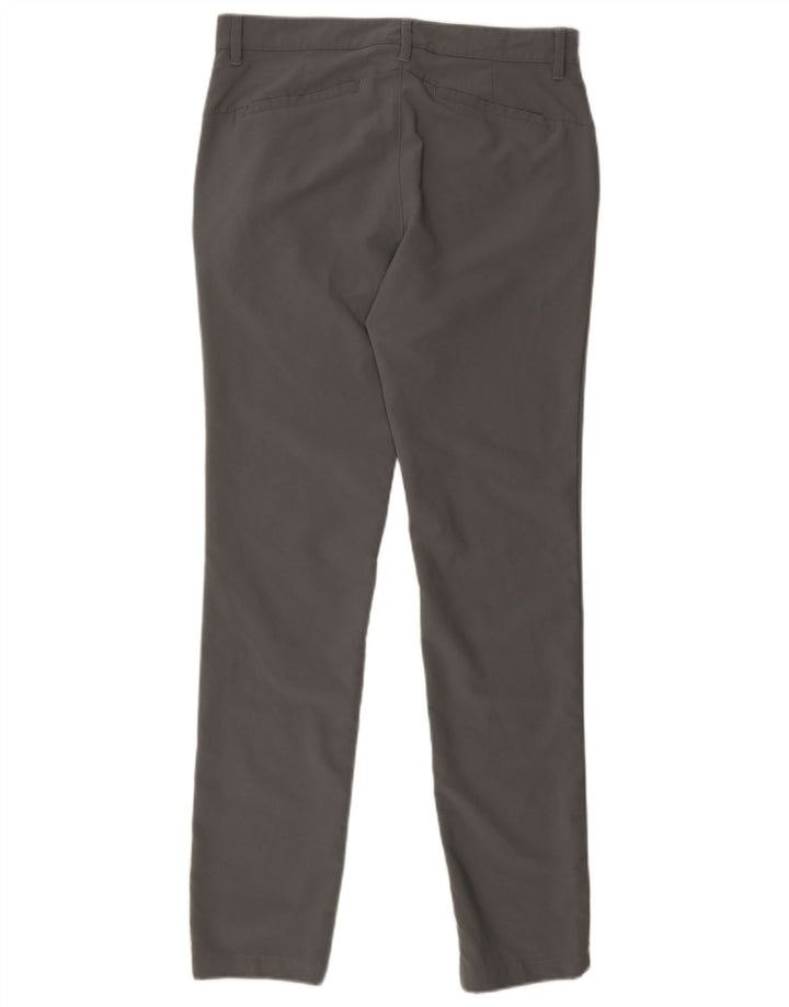 Męskie spodnie Skinny Chino Adidas W32 L34 Szary poliester
