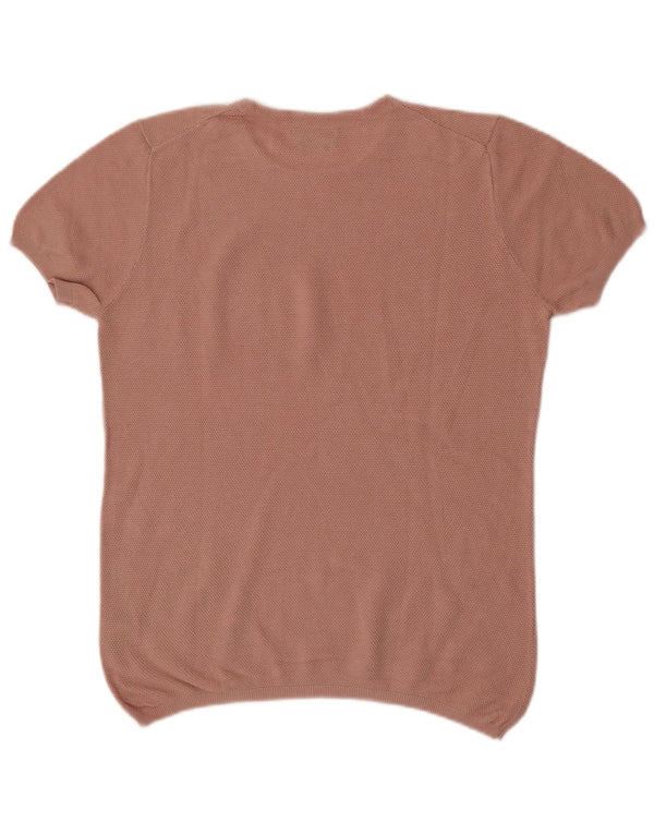 Bluzka damska Massimo Dutti Top UK 16, duża, różowa, bawełniana