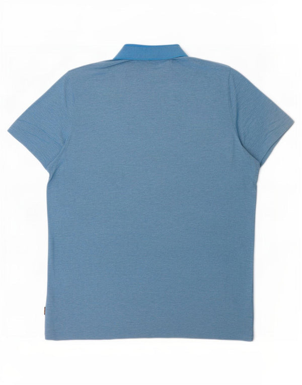 Męska koszulka polo Hugo Boss 2XL, niebieska, bawełniana
