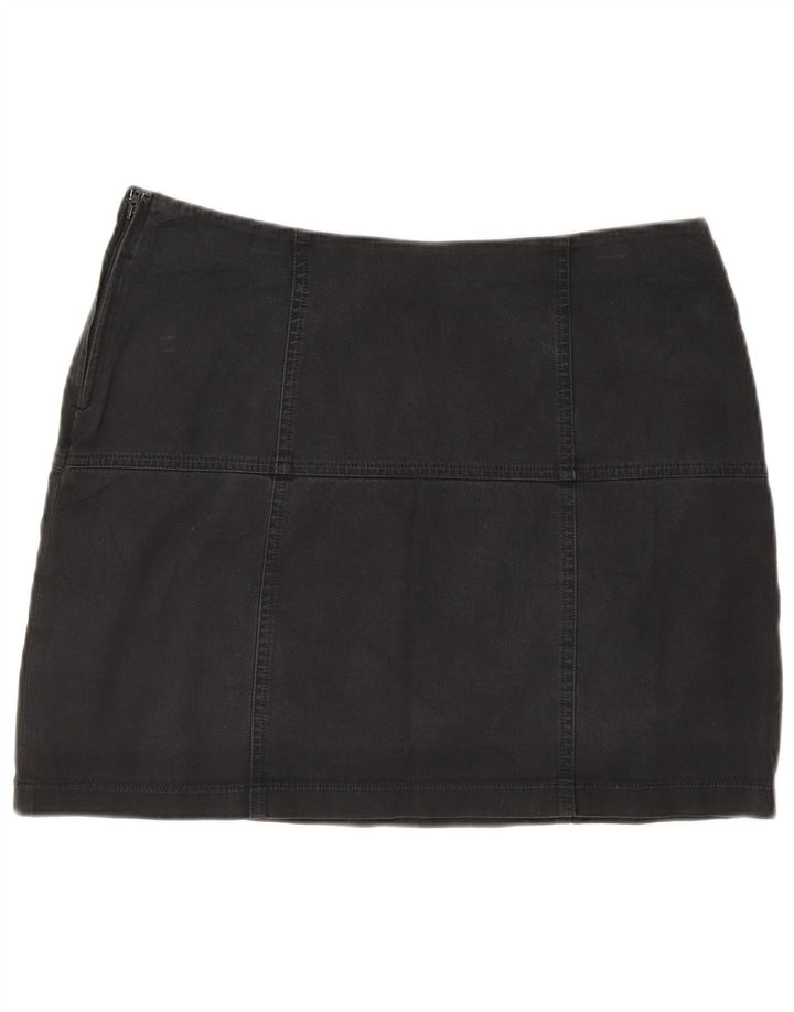 Damska spódnica mini Calvin Klein W30 Średnioszara bawełna