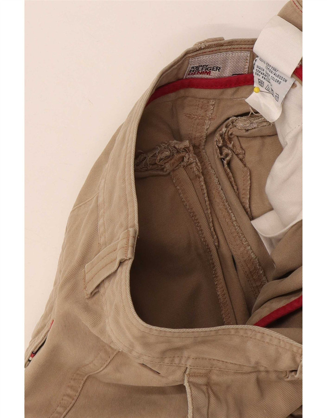 Męskie spodnie cargo Tommy Hilfiger W30 L32 w kolorze beżowym
