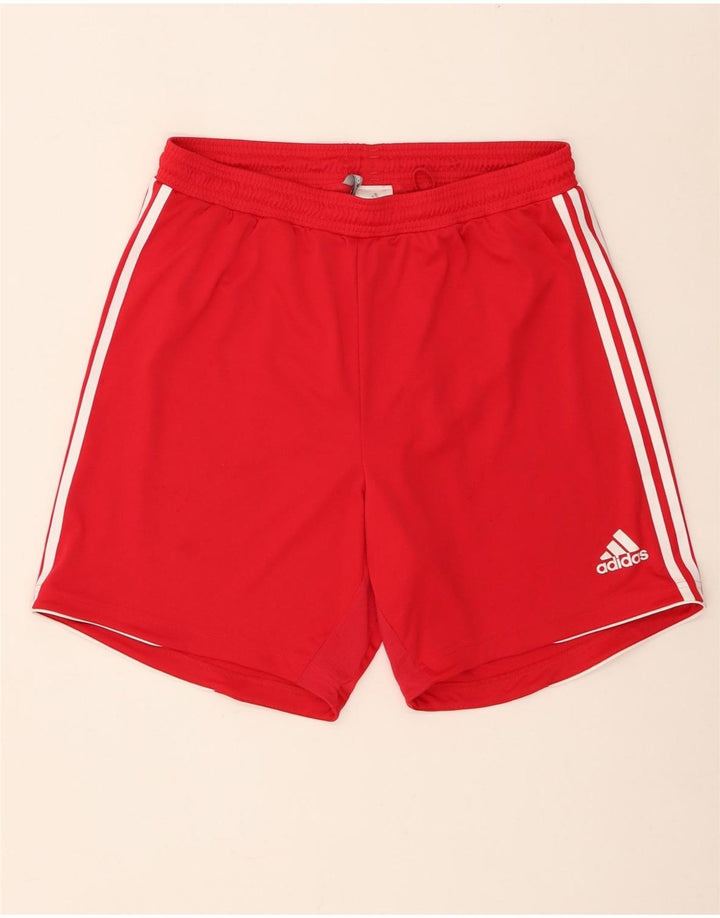 Męskie spodenki sportowe Adidas Climacool, średni czerwony poliester