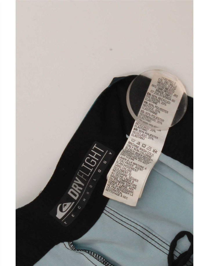 Męskie spodenki kąpielowe Quiksilver, mały, niebieski, geometryczny poliester