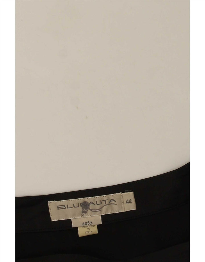Asymetryczna spódnica damska Blunauta IT 44 Medium W31 Czarny jedwab