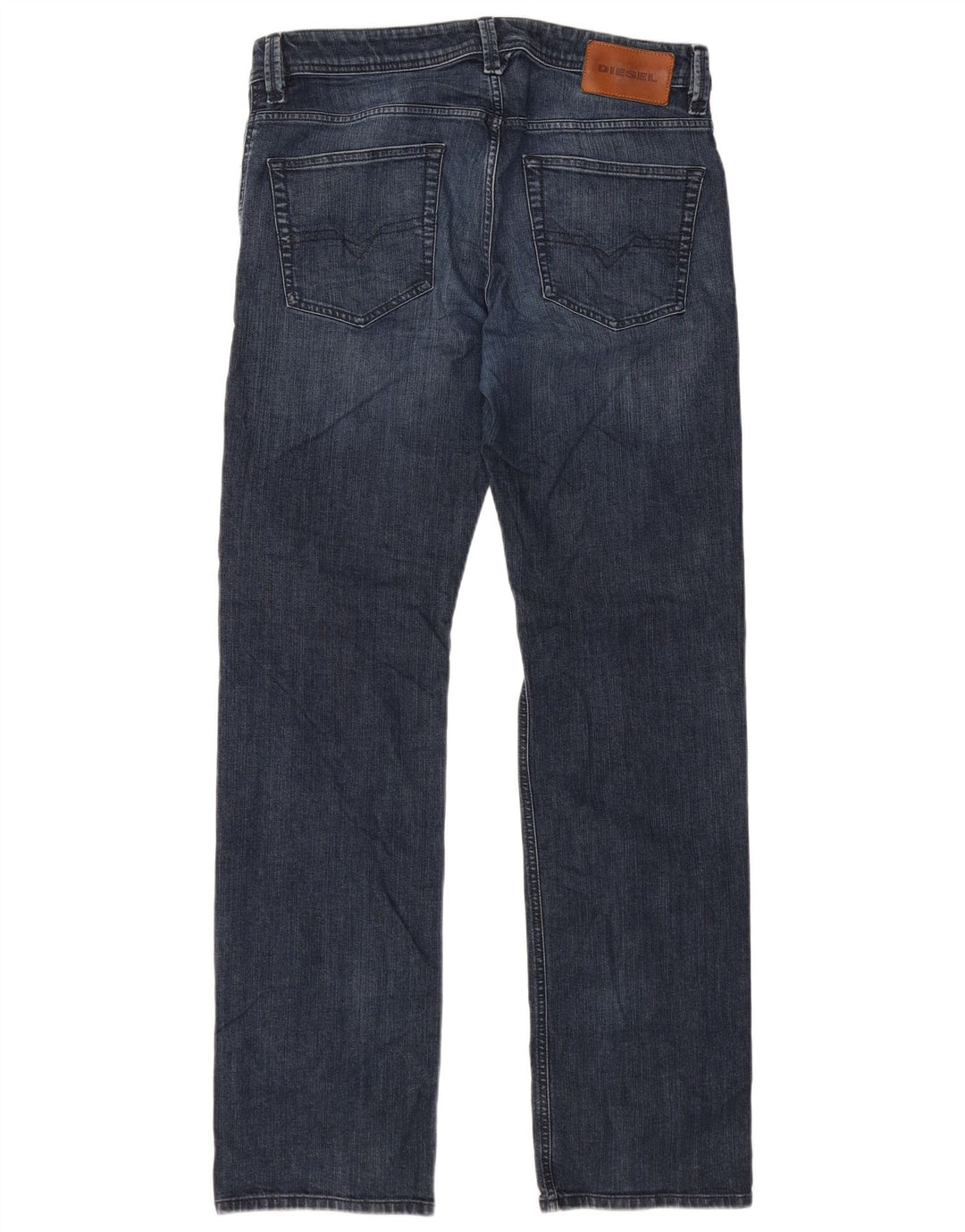 DIESEL Damskie proste dżinsy W34 L34 Granatowe, bawełniane