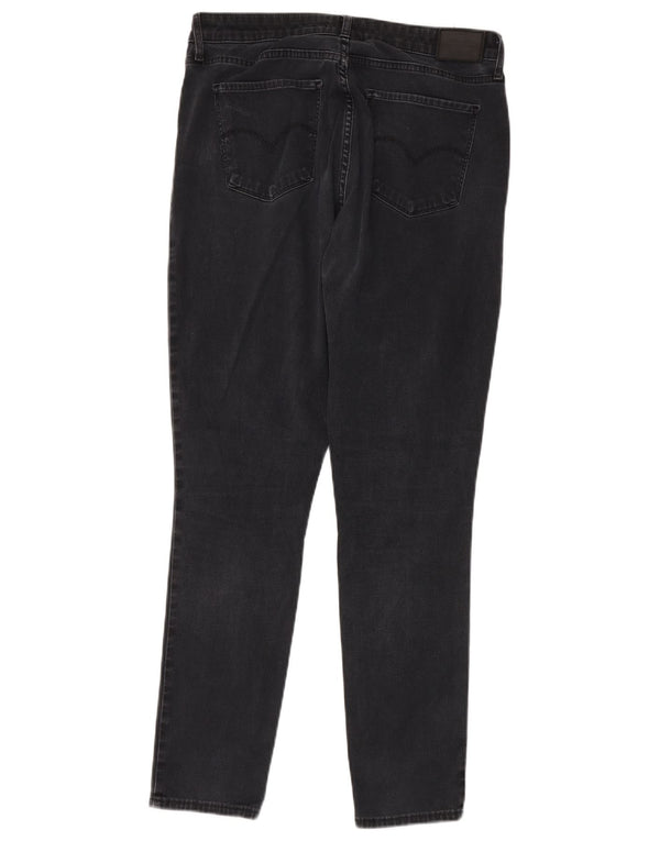 Damskie jeansy LEVI'S 721 z wysokim stanem W33 L30 Szara bawełna