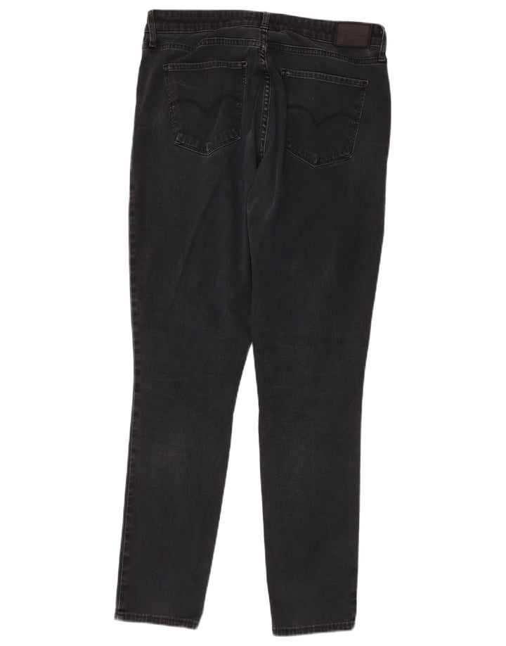 Damskie jeansy LEVI'S 721 z wysokim stanem W33 L30 Szara bawełna