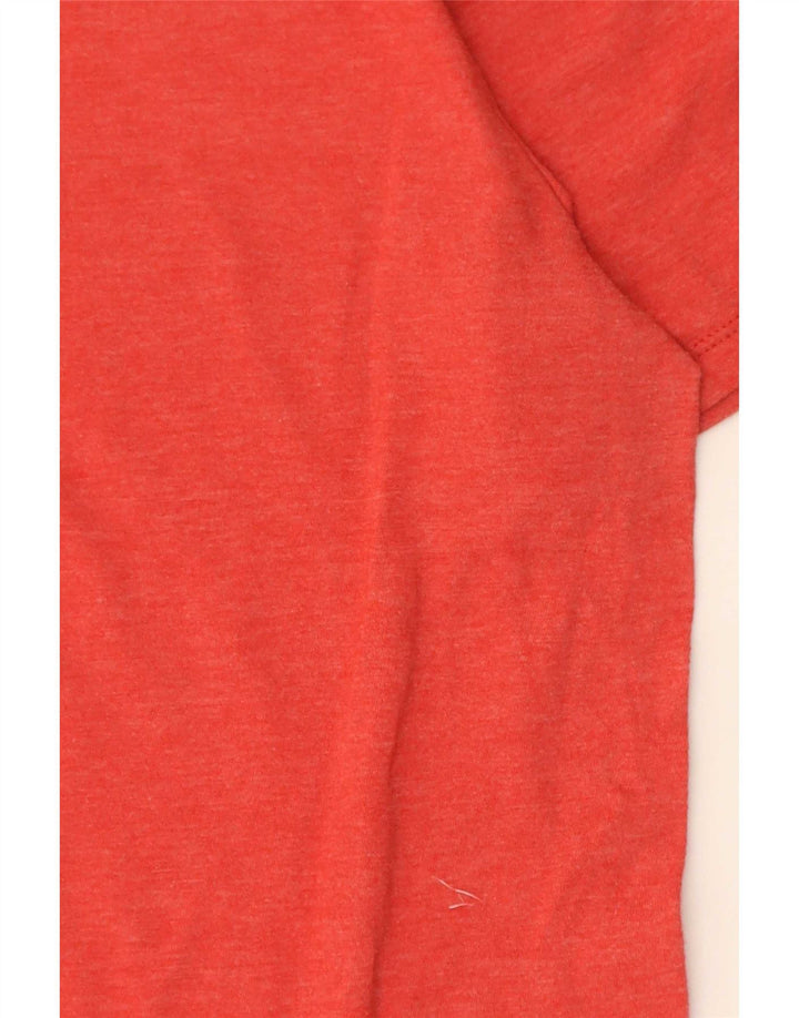 Męski T-shirt z grafiką Hurley, duży, czerwony, poliester