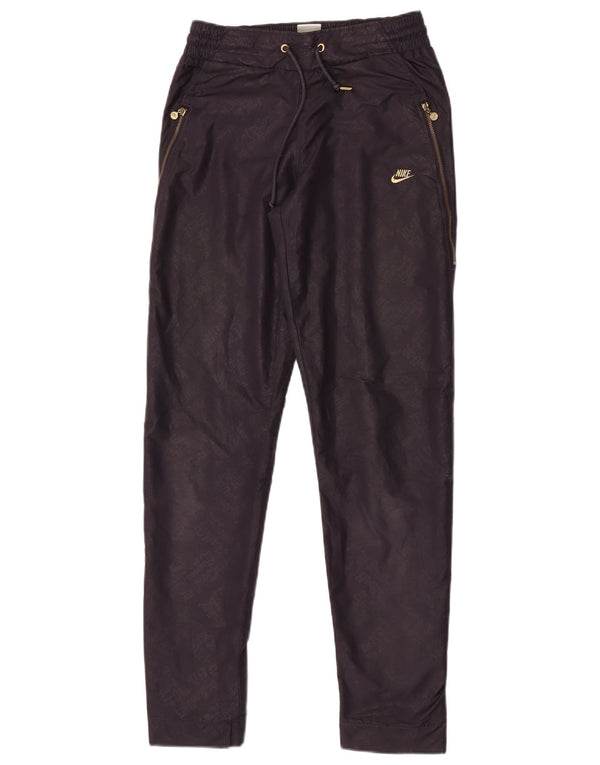 Damskie spodnie dresowe Nike Graphic UK 4/6 XS, czarny poliester