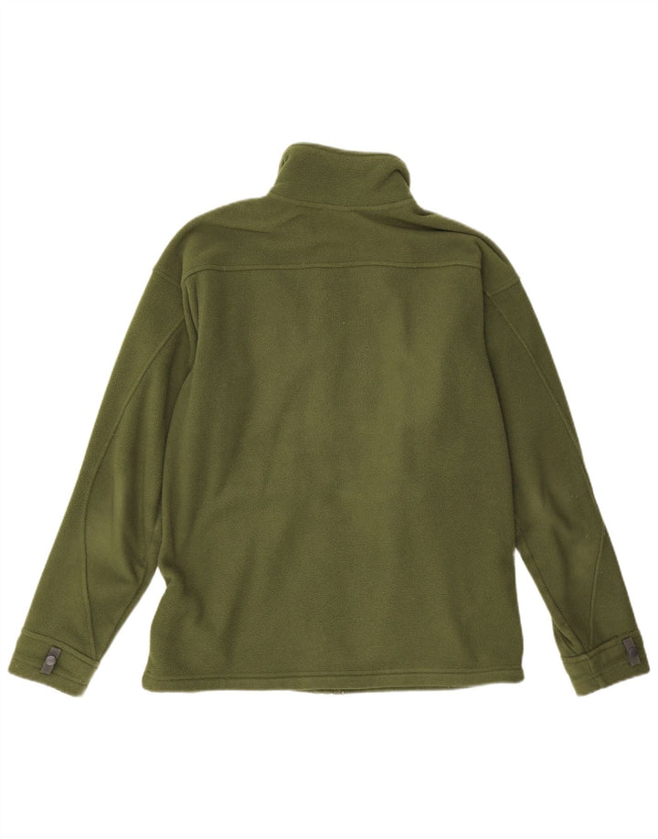 Męska kurtka polarowa The North Face UK 36, mała, zielona, poliestrowa