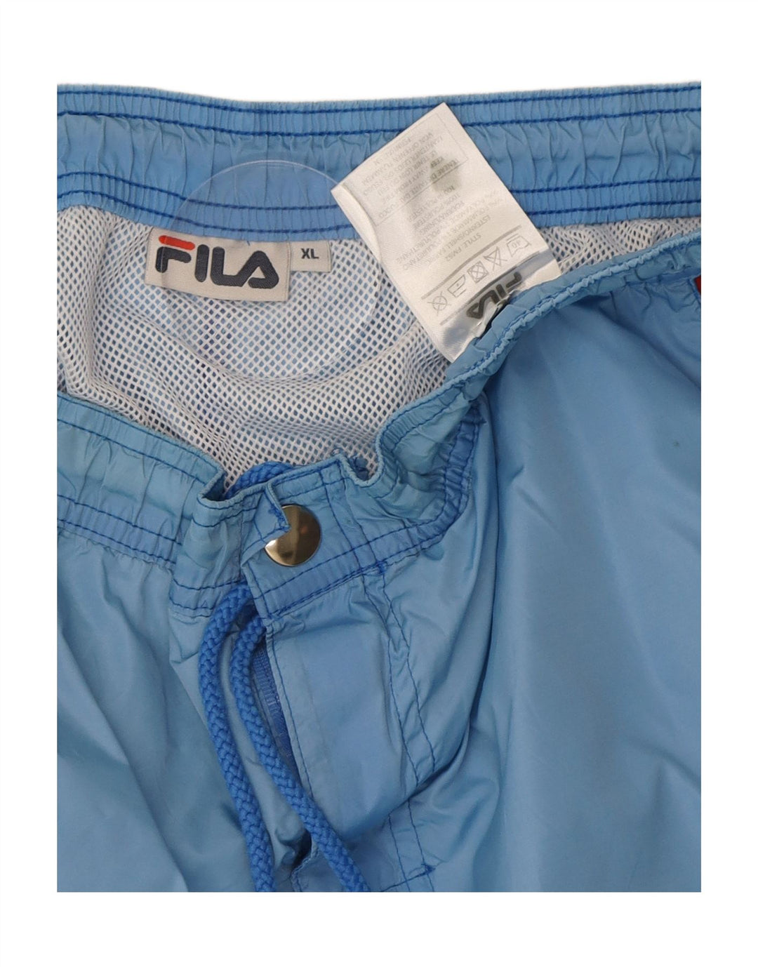FILA Mens Swimming Shorts XL  Blue Polyamide