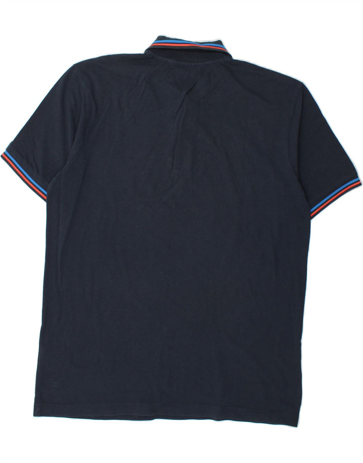 KAPPA Mens Polo Shirt 2XL Navy Blue Cotton Vintage Kappa and Second-Hand Kappa from Messina Hembry 