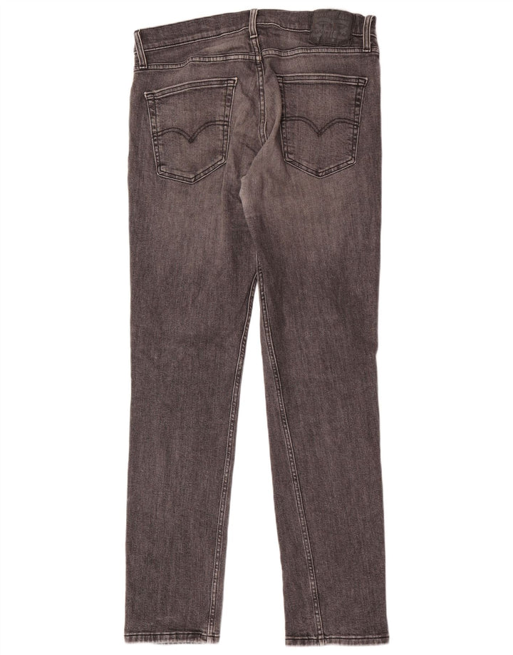 Męskie jeansy Levi's 511 Slim W36 L33 Szara bawełna