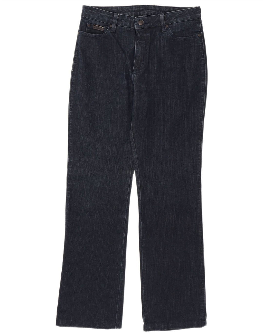 Damskie jeansy Wrangler TIna Bootcut W30 L32 Granatowe, bawełniane