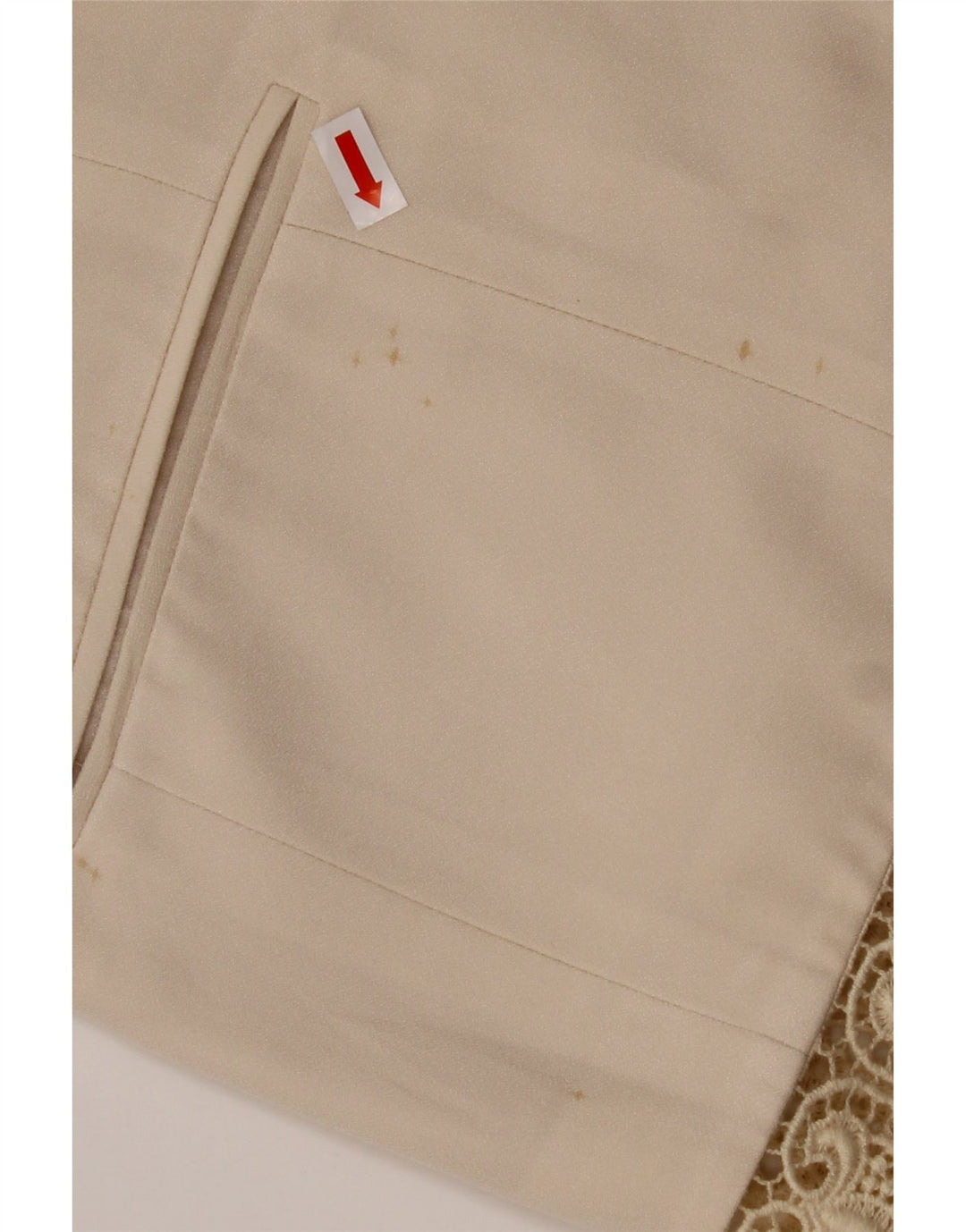 LUISA SPAGNOLI Damska marynarka zapinana na 3 guziki IT 42 Średni beżowy octan