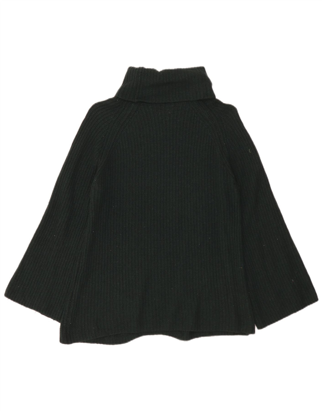 Sweter damski Massimo Dutti z wywijanym dekoltem UK 10 Small Green Wełna