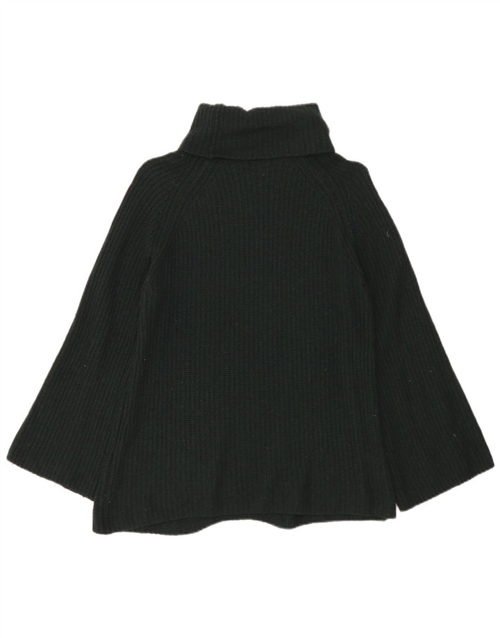 Sweter damski Massimo Dutti z wywijanym dekoltem UK 10 Small Green Wełna