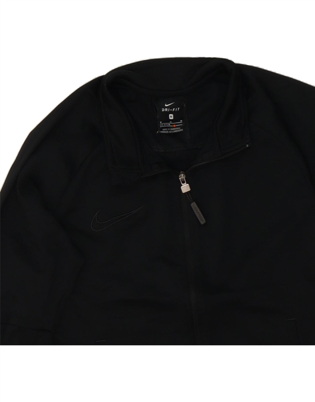 NIKE Boys Tracksuit Top Jacket 10-11 Years Medium Black Polyester Vintage Nike and Second-Hand Nike from Messina Hembry 