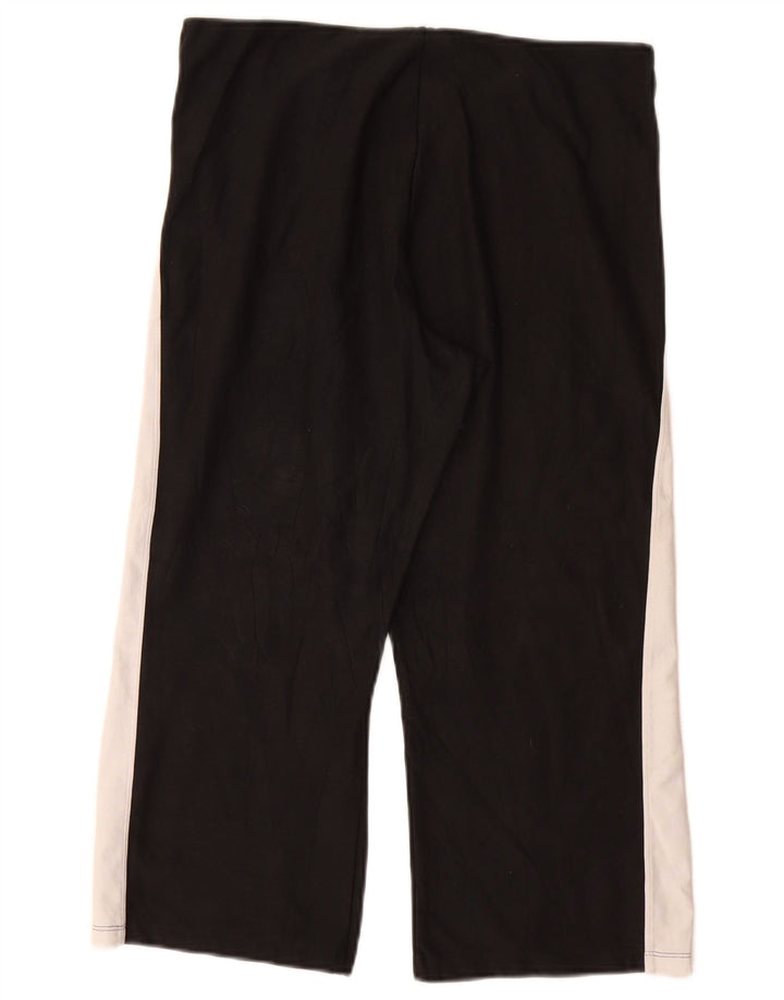 Damskie spodnie dresowe NIKE Dri Fit US 8/10, średnia czerń, bloki kolorów