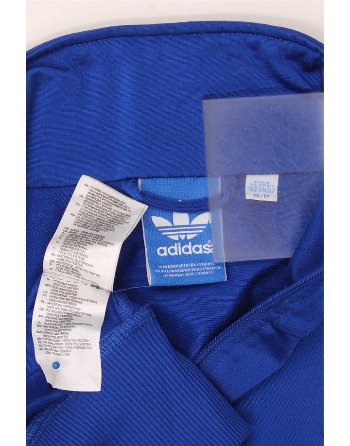Męska bluza dresowa Adidas, średnia niebieska, poliester