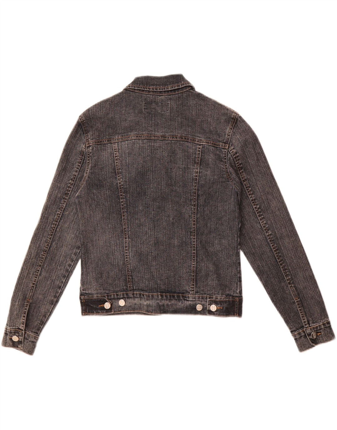 Damska kurtka dżinsowa w stylu vintage, UK 12, średnia szara bawełna