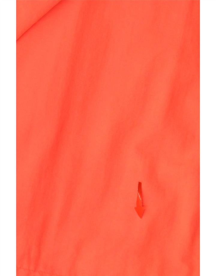 Męska kurtka przeciwdeszczowa SUPERDRY z kapturem UK 34 XS, nylon w kolorze pomarańczowym