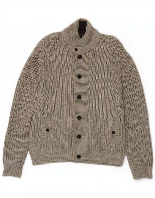 Męski sweter rozpinany Ted Baker, rozmiar 6 2XL, szary, bawełniany