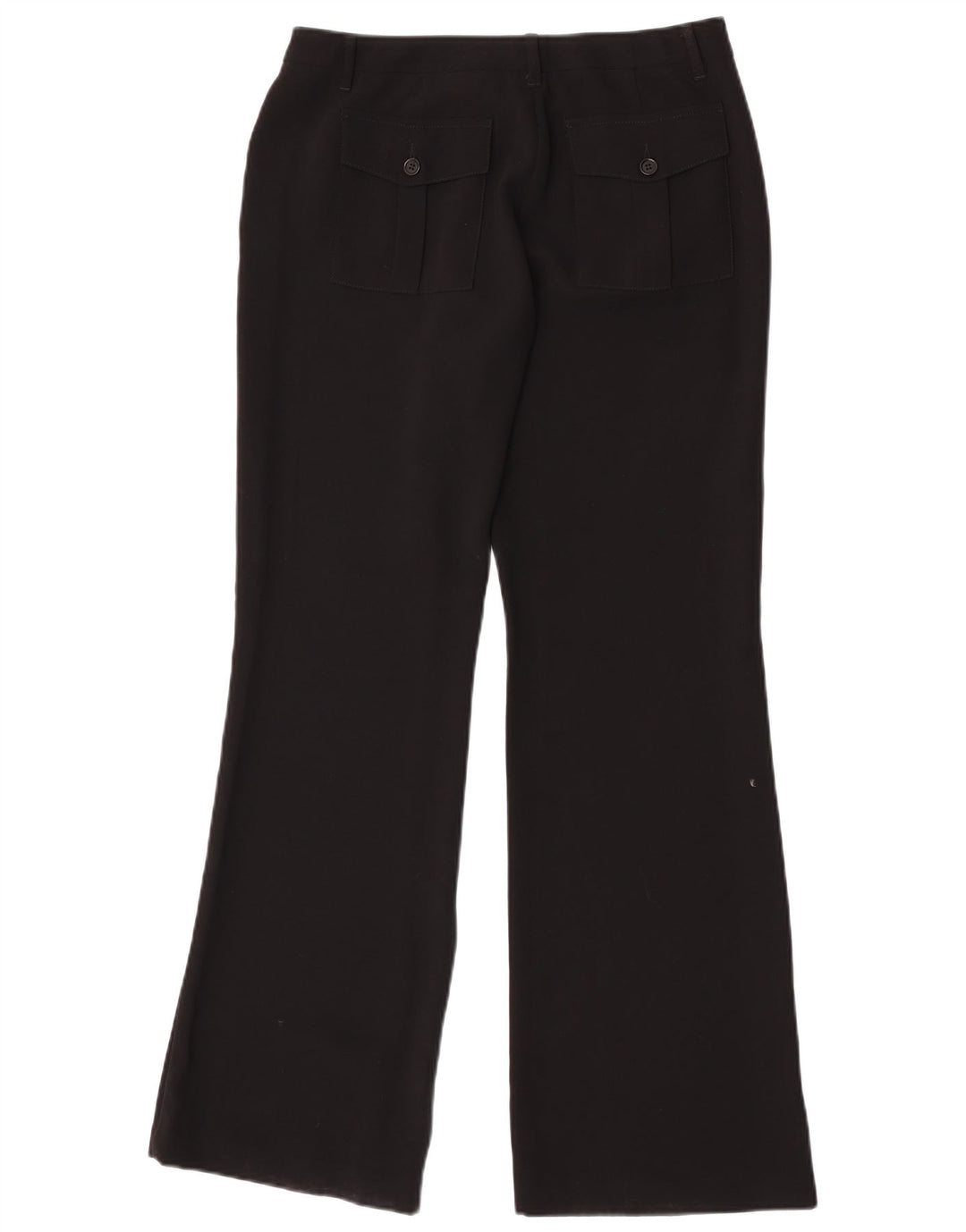 Damskie spodnie Chino Bootcut Benetton IT 44 Medium W28 L32 Czarny poliester