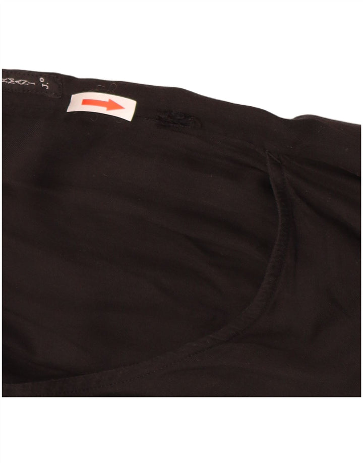 Damski kombinezon bez rękawów Armani Jeans EU 40, średni czarny wiskoza