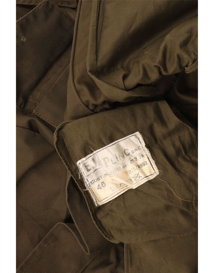 Vintage męska kurtka wojskowa EU 46 Small Khaki