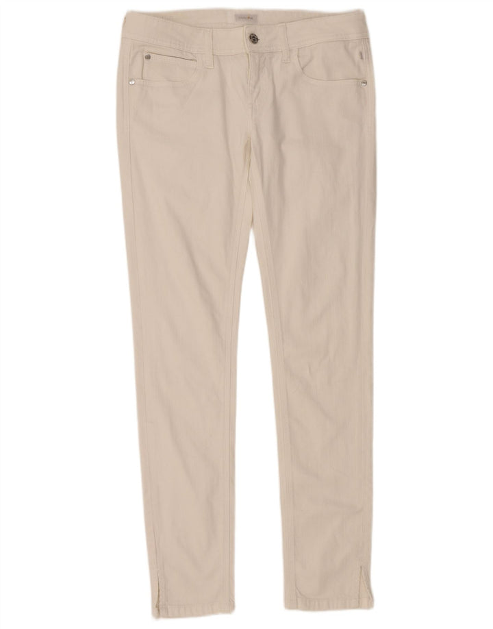 Damskie dżinsy rurki MELTIN' POT W29 L32 Biała bawełna